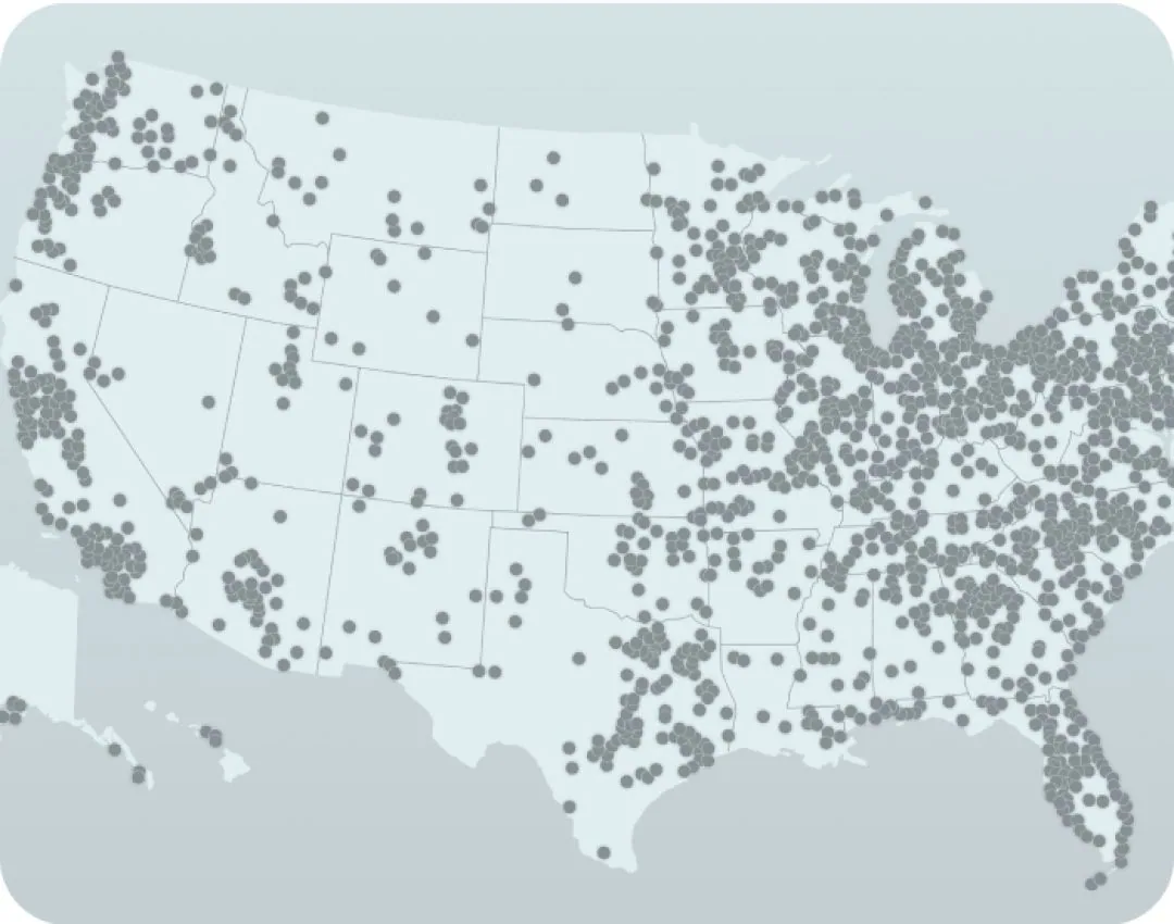 map of mesothelioma patients we have helped in all 50 states