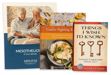 free resources for mesothelioma patients including cancer-fighting cookbook, and cancer caregivers advice