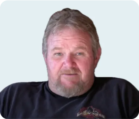 Robert, pleural mesothelioma patient and resource recipient